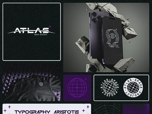 Atlas Space Proj. — projeto de branding