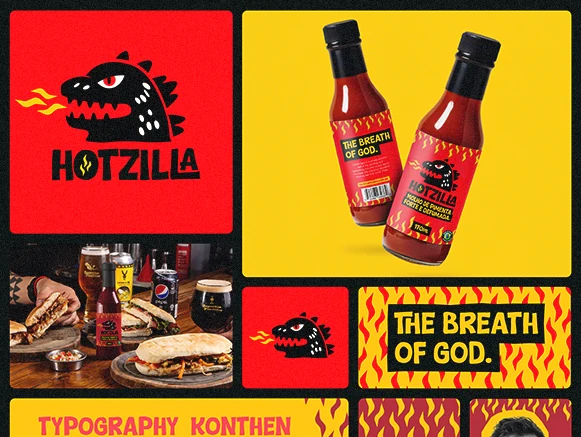 Hotzilla. — projeto de branding