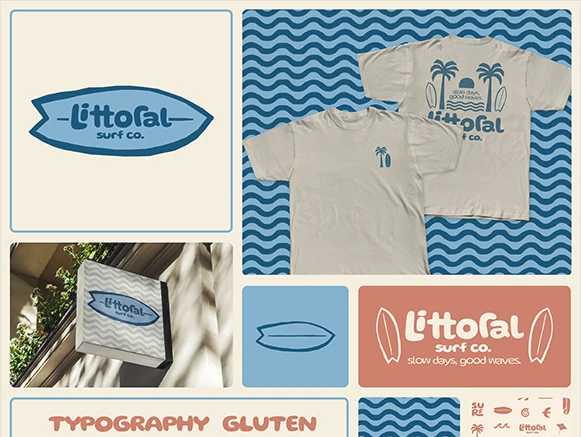 Littoral Surf Co. — projeto de branding